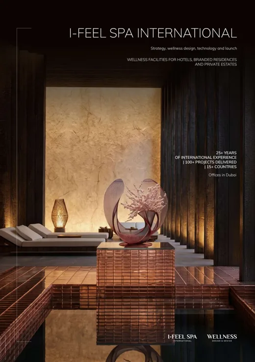 Cover of the I-Feel Spa International brochure