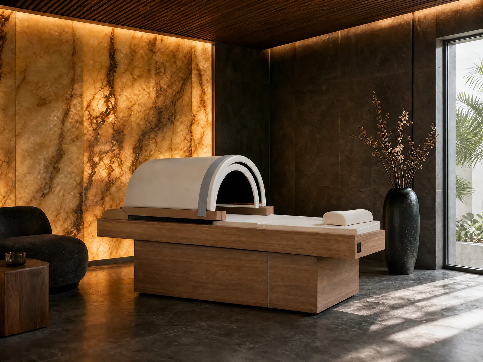 Far-infrared relaxation dome