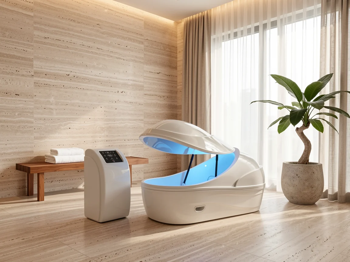 Floatation tank, compact unit