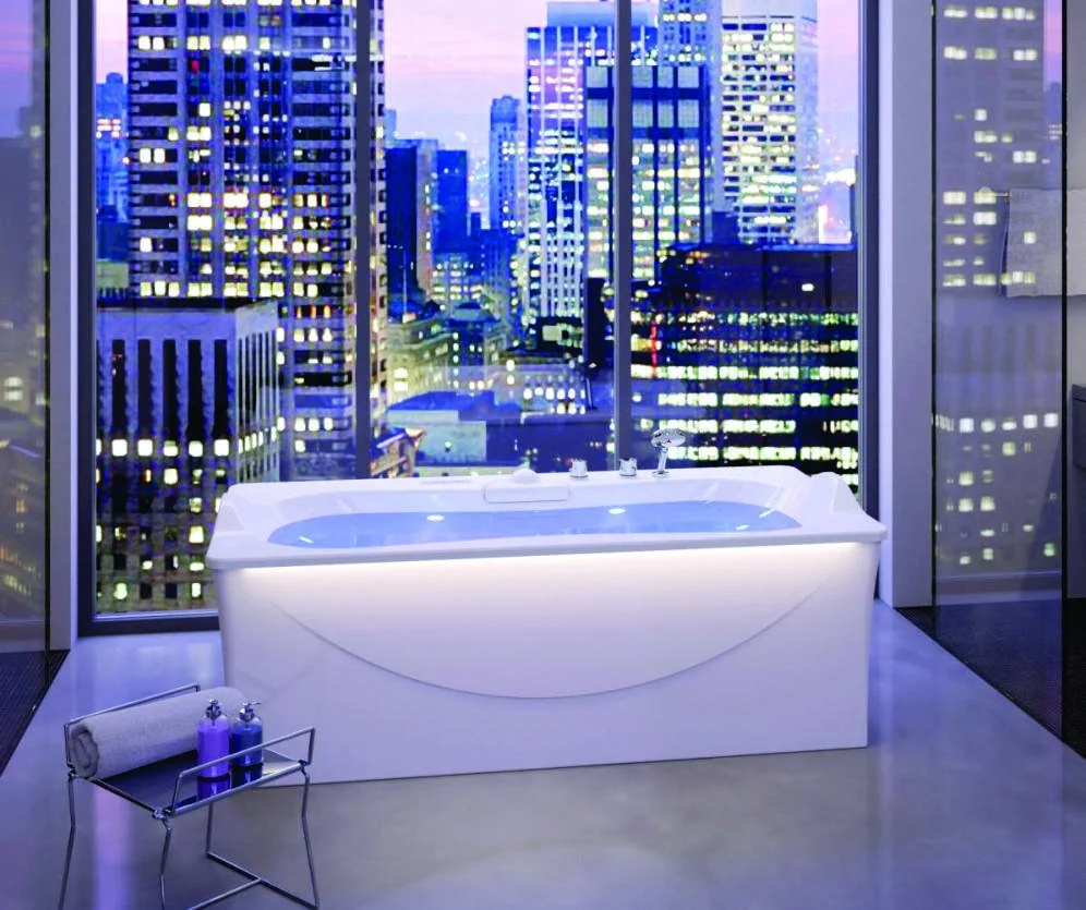 Multisensory bath, rectangular