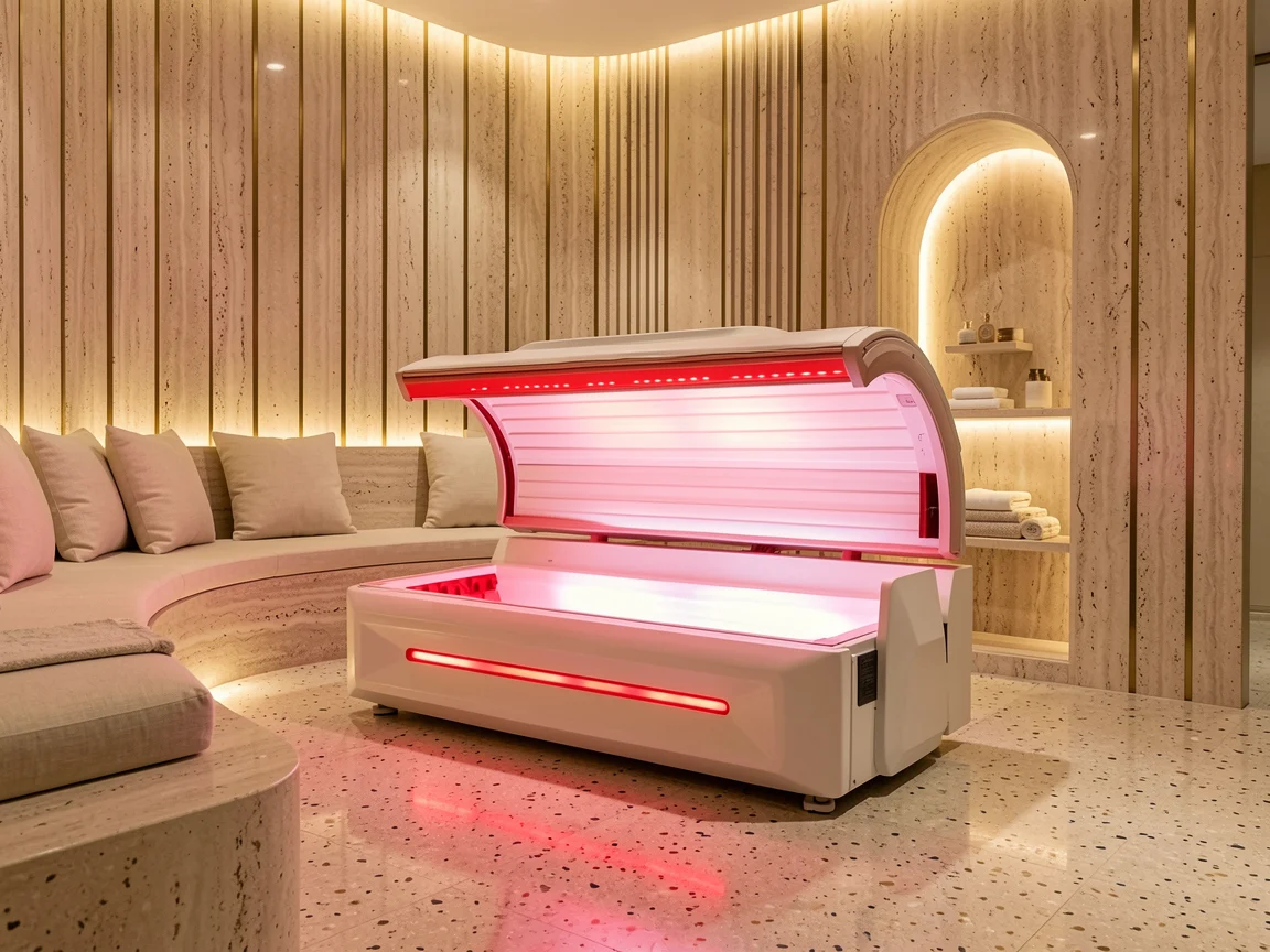 Red and near-infrared light bed