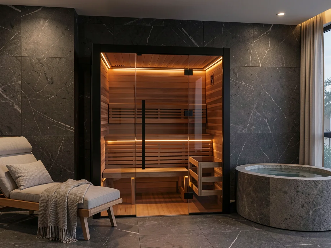 WYVA Ritual II indoor sauna for two